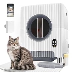 Charmkit Katzenklo Selbstreinigend Elektrischer Eingang Tür Automatische Katzentoilette, Intelligente Katzenklo Groß für Mehrere Katzen