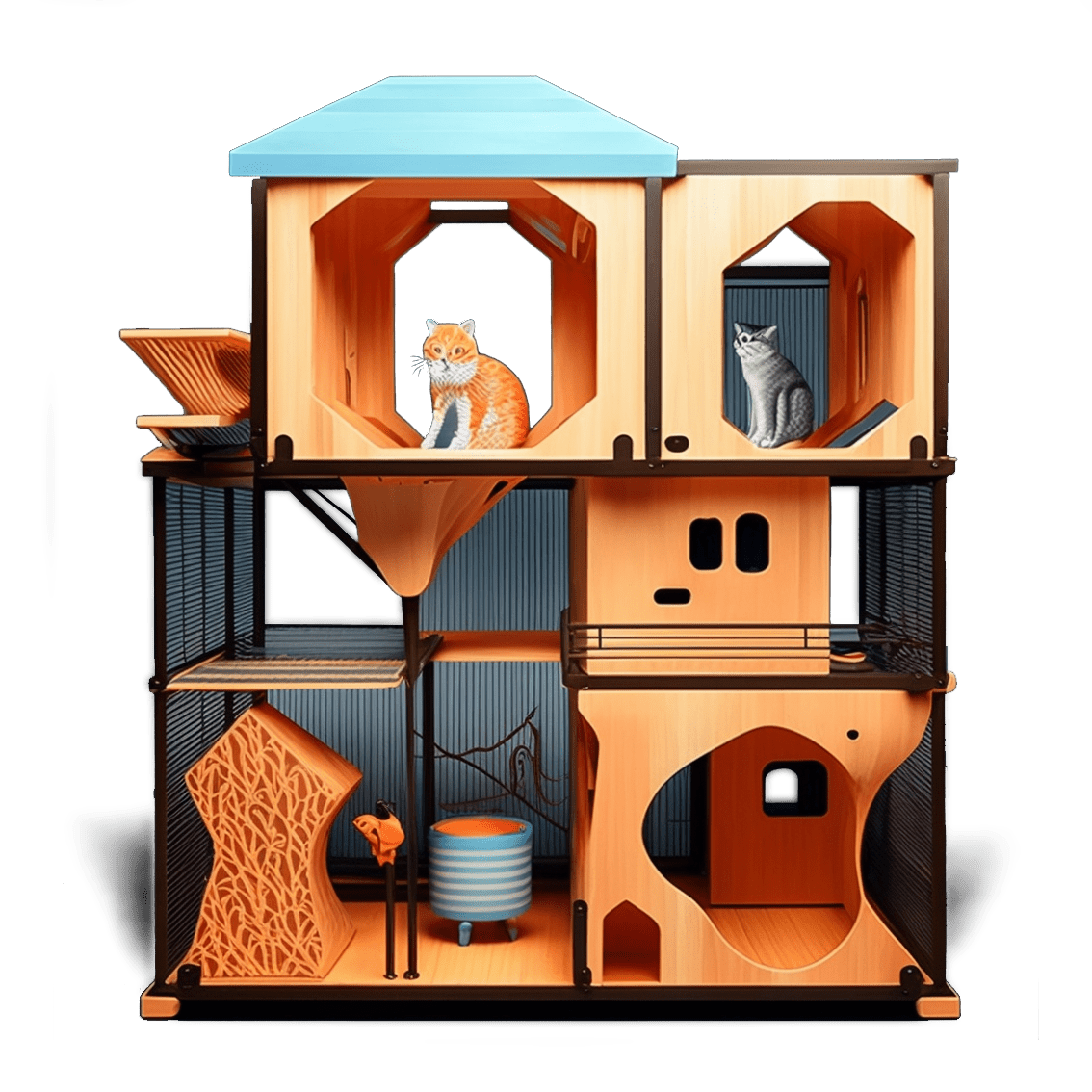 katzenvilla für katzen