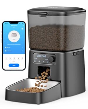 oneisall Futterautomat Katze mit 3,5L + APP